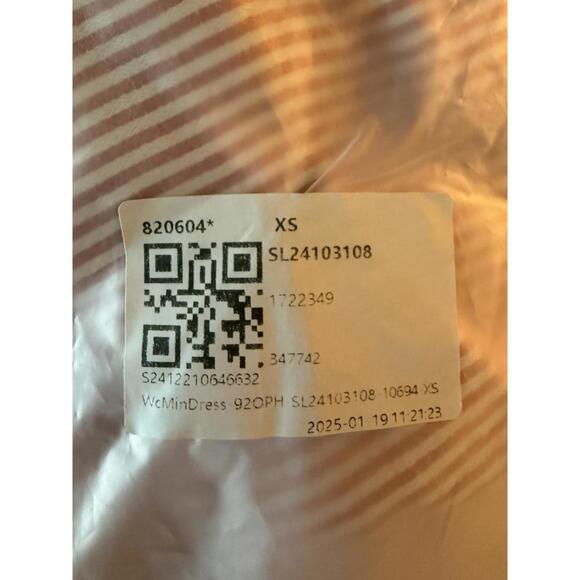 NWT Halara Pink Striped Ruffle Mini Dress Size XS - Picture 4 of 6